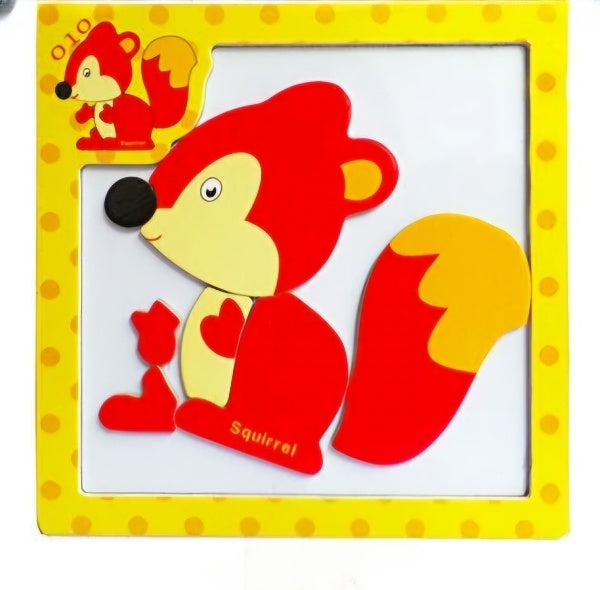 Magnetic wooden Puzzles for kids Learning and Brain Development Toys
