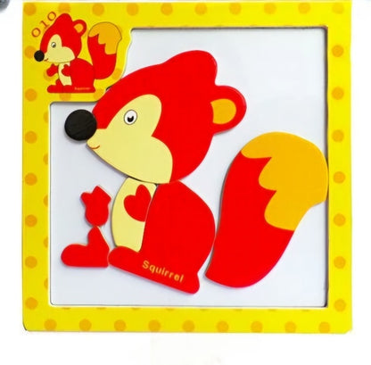Magnetic wooden Puzzles for kids Learning and Brain Development Toys