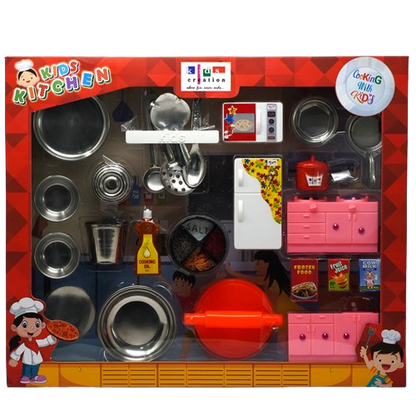 Kitchen Steel Premium Kitchen Role Play Kitchen sets Toys for Kids