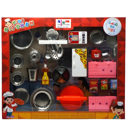 Kitchen Steel Premium Kitchen Role Play Kitchen sets Toys for Kids