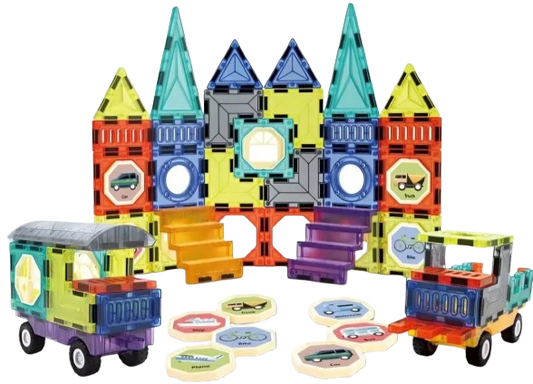 Magic Magnetic Blocks Construction & Block Building Set for kids Learning and play from 3 years above age group kids