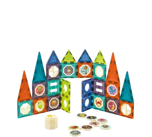 Magic Magnetic Blocks Construction & Block Building Set for kids Learning and play from 3 years above age group kids
