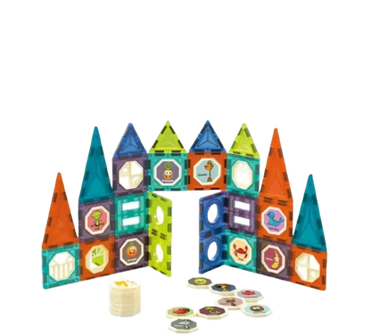 Magic Magnetic Blocks Construction & Block Building Set for kids Learning and play from 3 years above age group kids