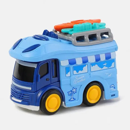 Picnic bus push toy