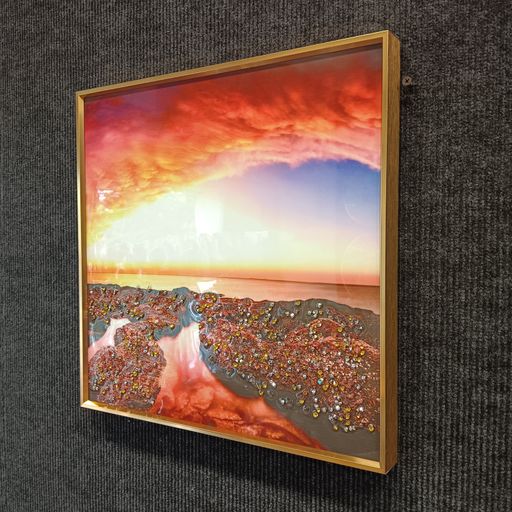 Crystal wall frames