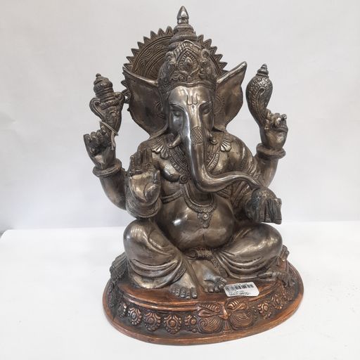 BRASS VINAYAKA SILVER FINISH