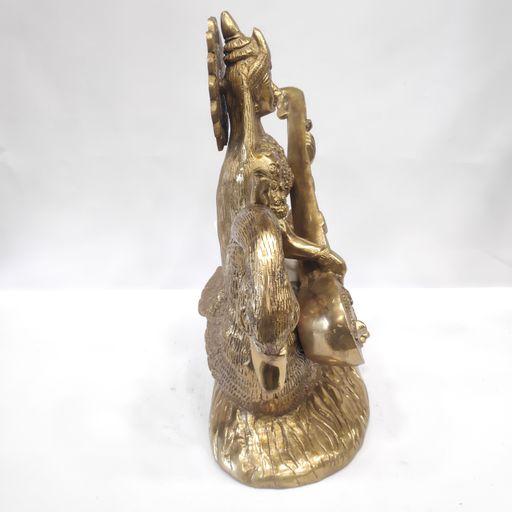 Brass saraswati idol