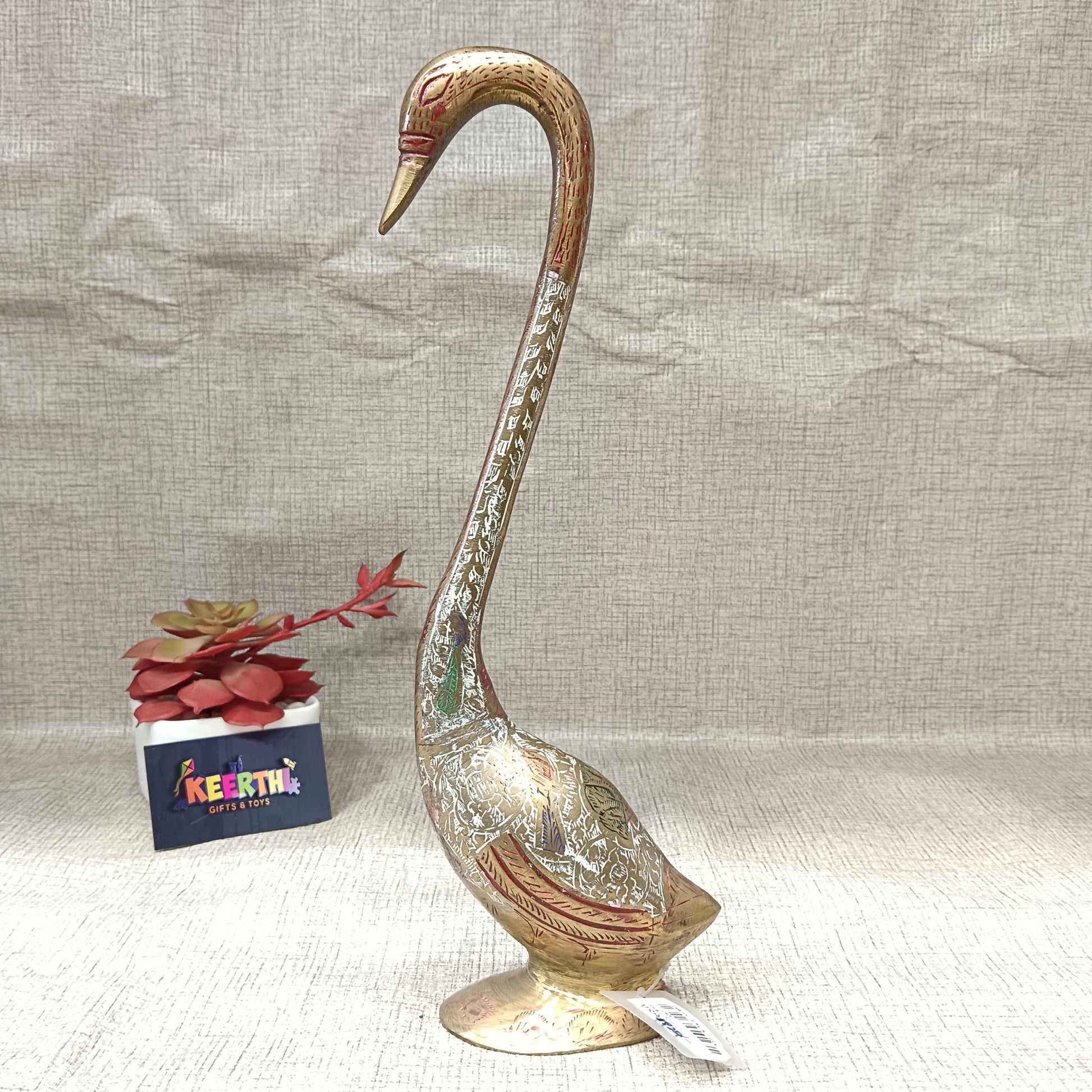 Brass Swan show piece