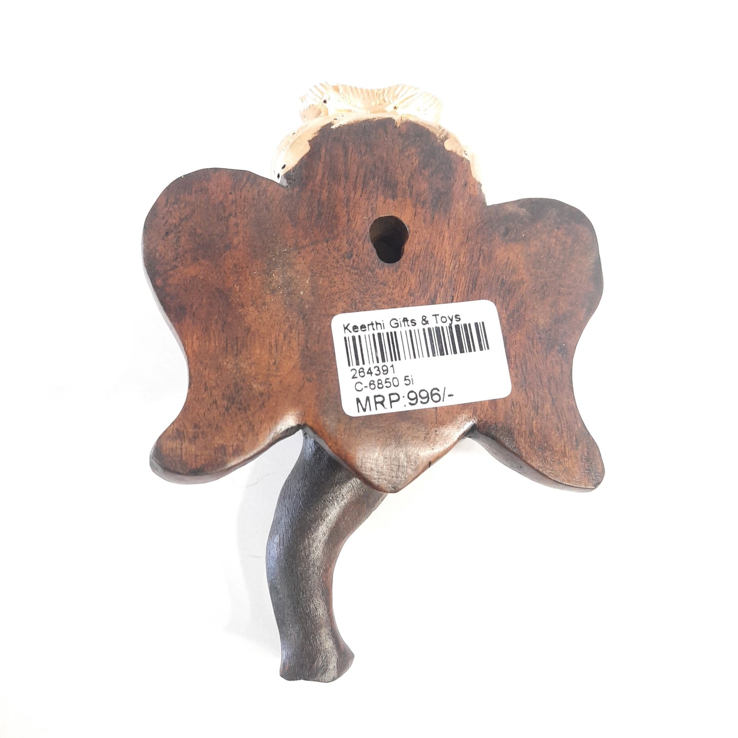 Wooden Ganesh Figure Sitting Super Fine