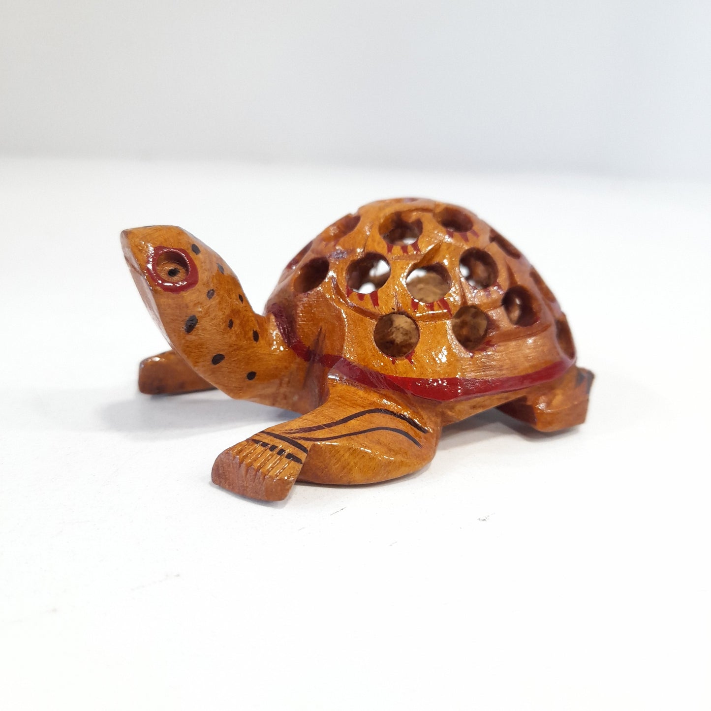 Wooden Turtle U/Cut Painted