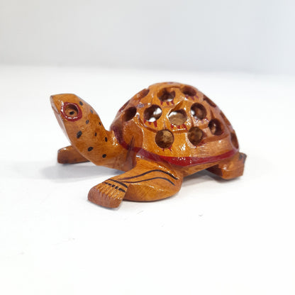 Wooden Turtle U/Cut Painted
