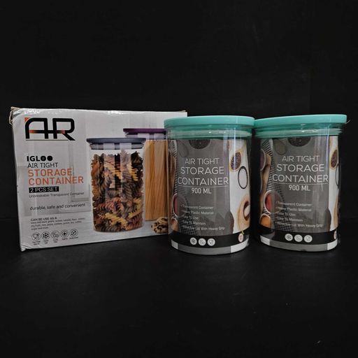 Airtight transparent storage container 2piece set