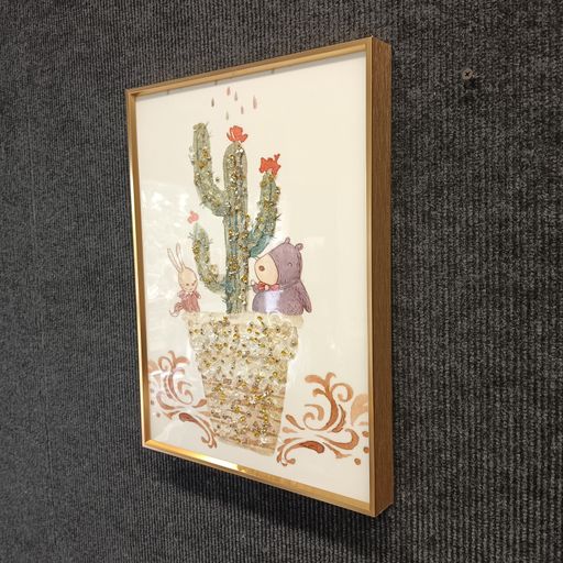 Crystal wall frames