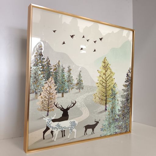 Crystal wall frames