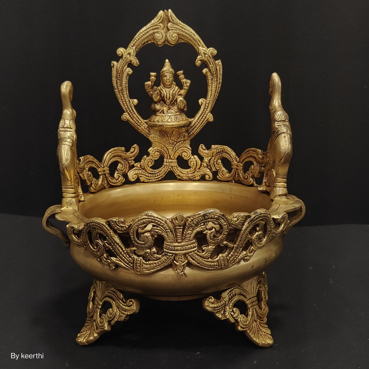 Brass Lakshmi Urli