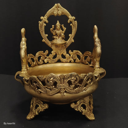 Brass Lakshmi Urli