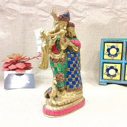 Brass Radha Krishna