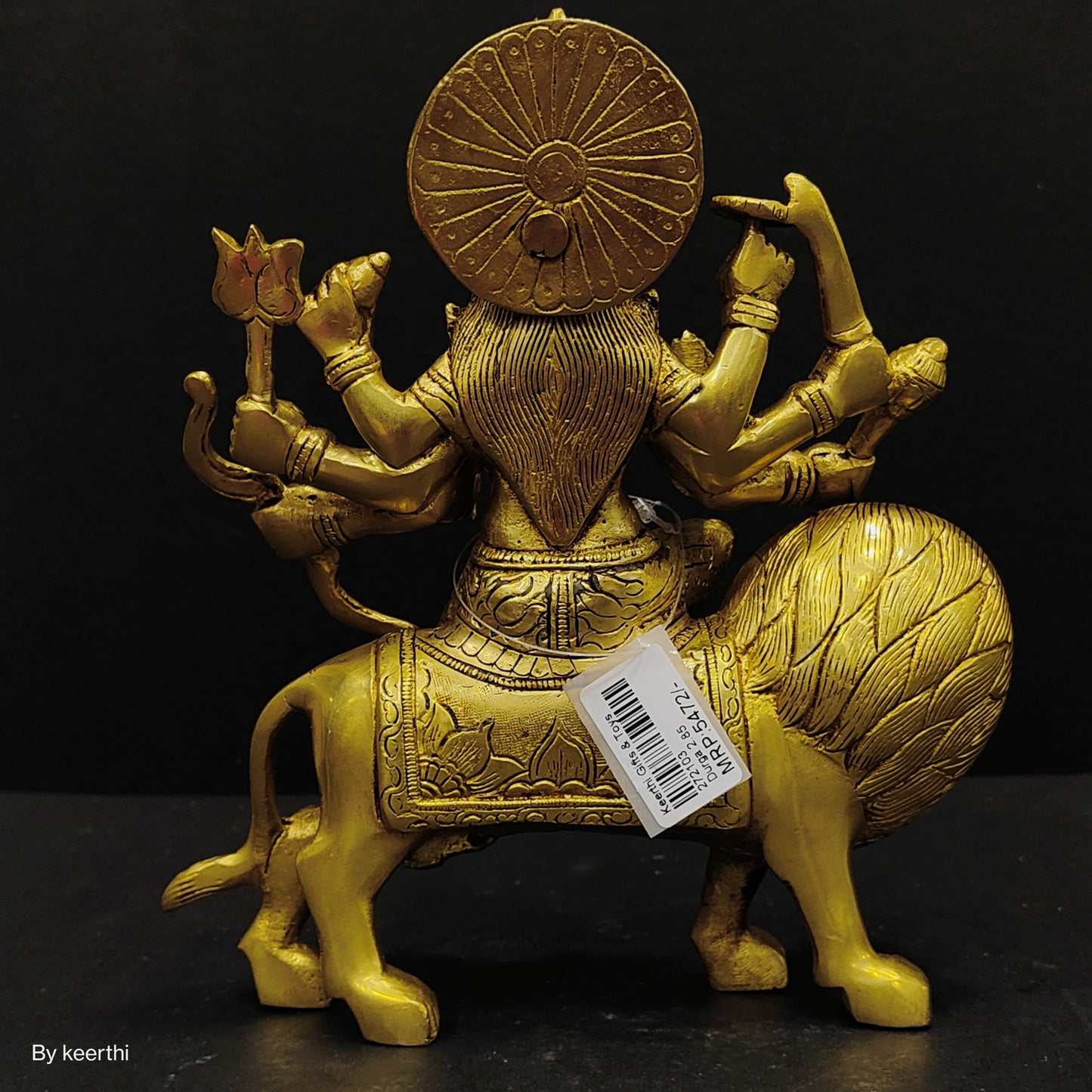 Brass Durga ma idol