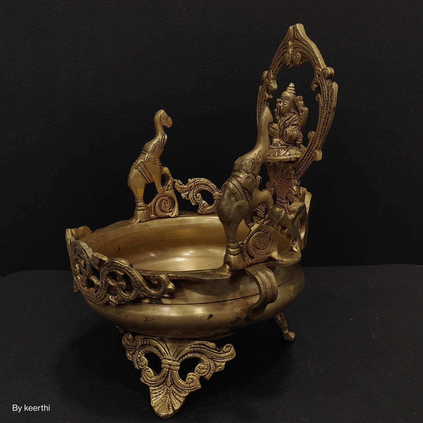 Brass Lakshmi Urli