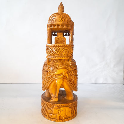 Wooden Mask on Base