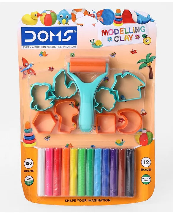 Doms Modelling Clay 12 shades