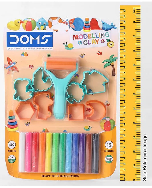 Doms Modelling Clay 12 shades