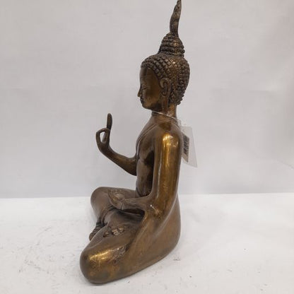 Brass buddha idol