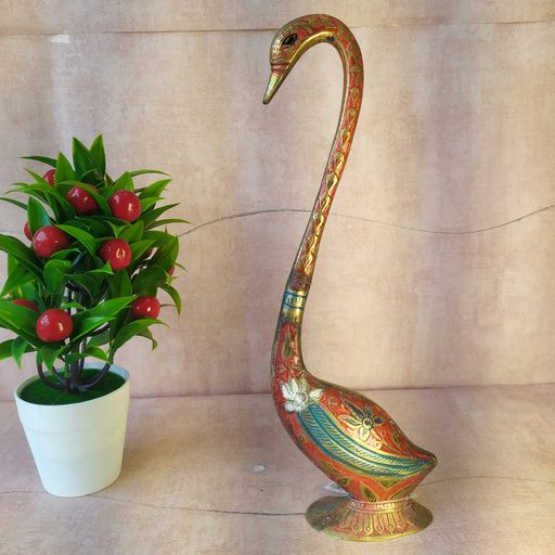 Brass swan