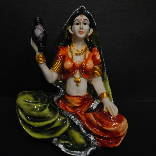 Hand Crafted Rajasthani Traditional Showpiece Women Figurine Idol for Home Decoration