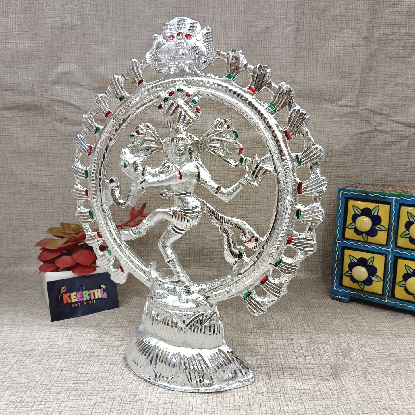 Nataraj German silver idol