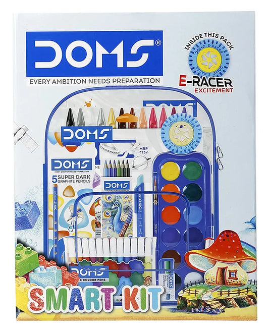 Doms Smart Kit, a stationery set for kids.