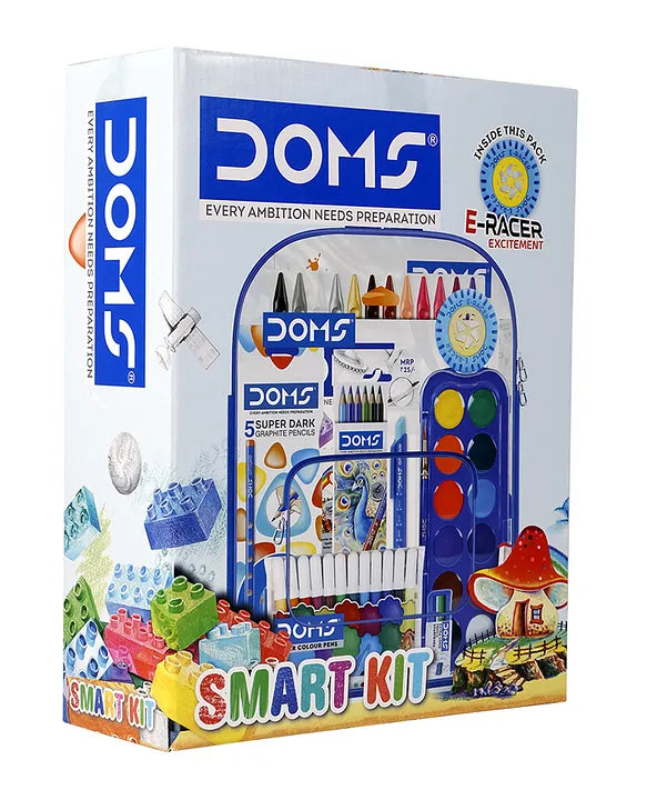 Doms Smart Kit, a stationery set for kids.
