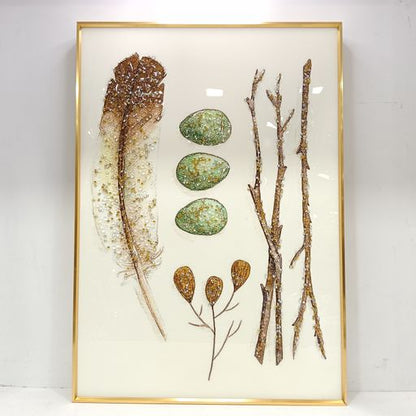 Crystal wall frames