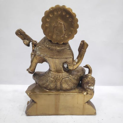 Brass saraswati idol
