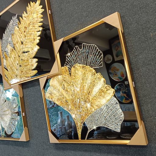 3 piece crystal wall frames