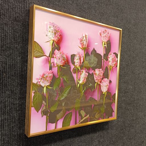 Crystal wall frames