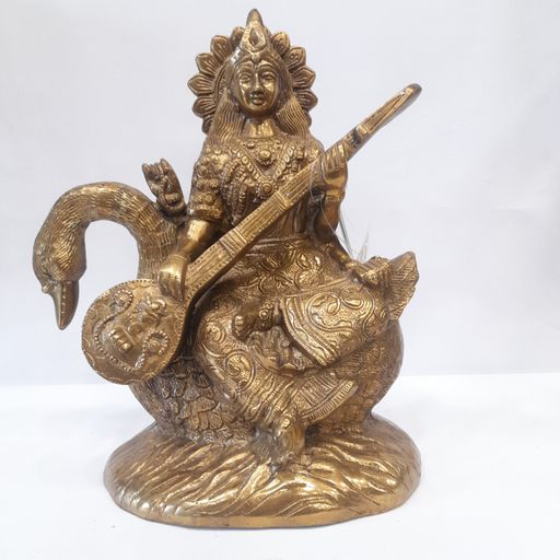 Brass saraswati Idol