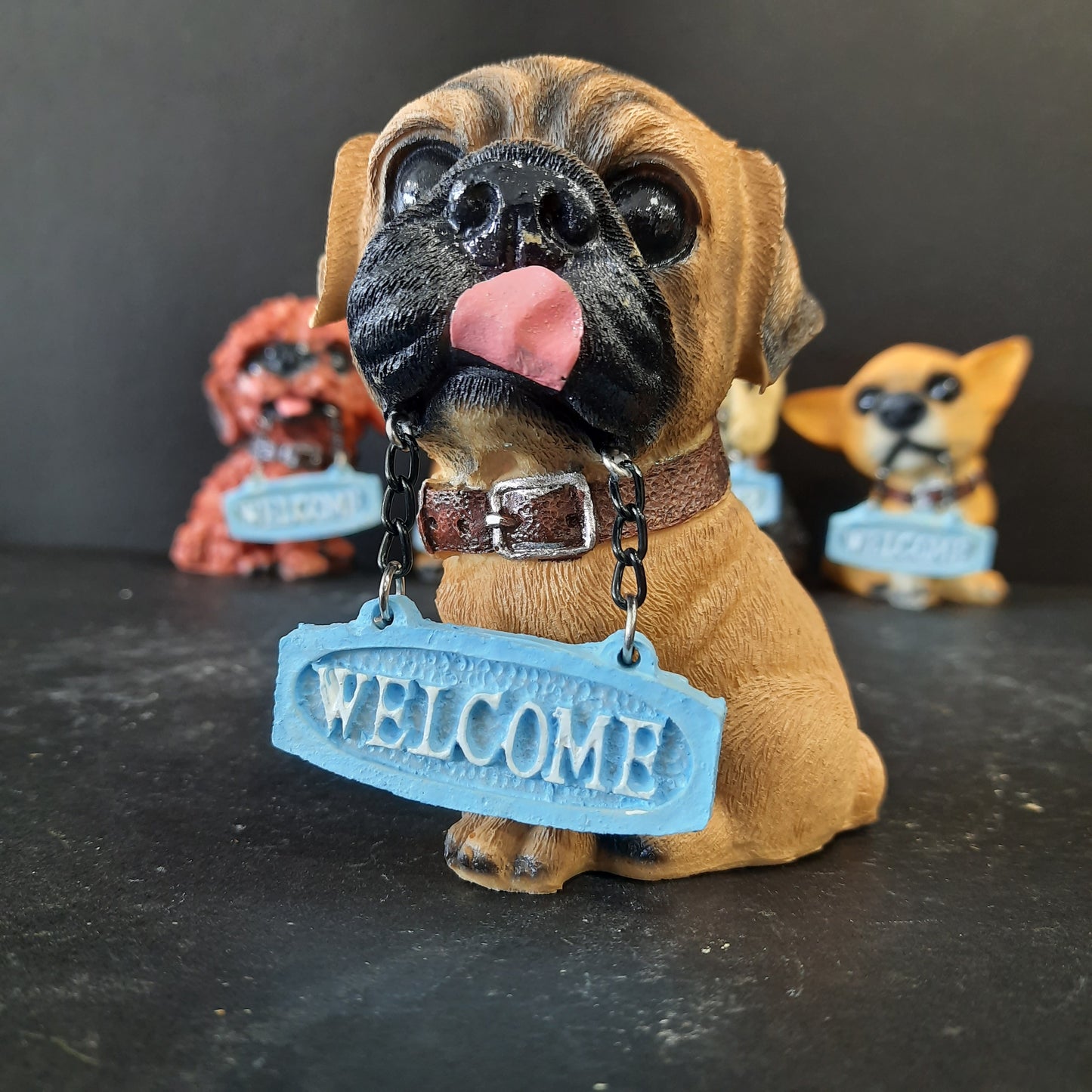 Welcome puppy show piece