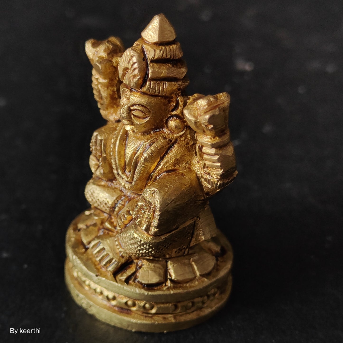 Goddess Lakshmi Brass Idol in Sitting Position
