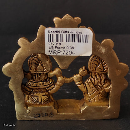Brass Lakshmi Ganesh idol