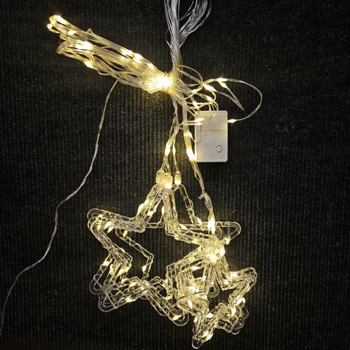 Decorative star curtain lighting set for diwali decoration