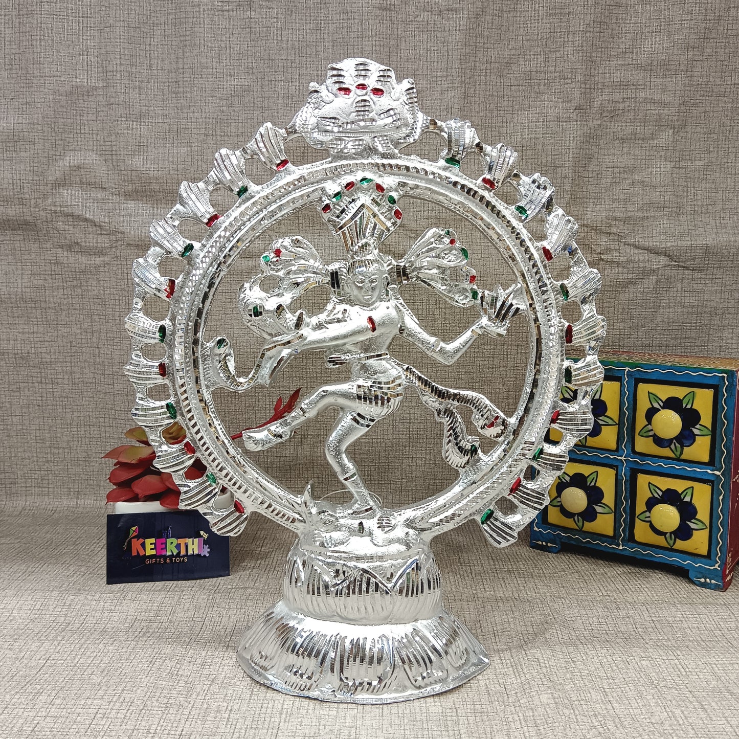 Nataraj German silver idol