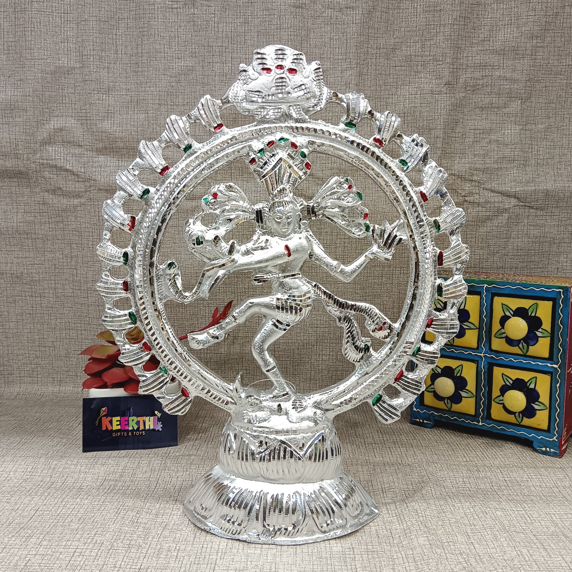 Nataraj German silver idol