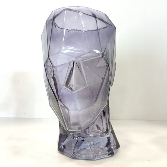 Human face glass Flower vase