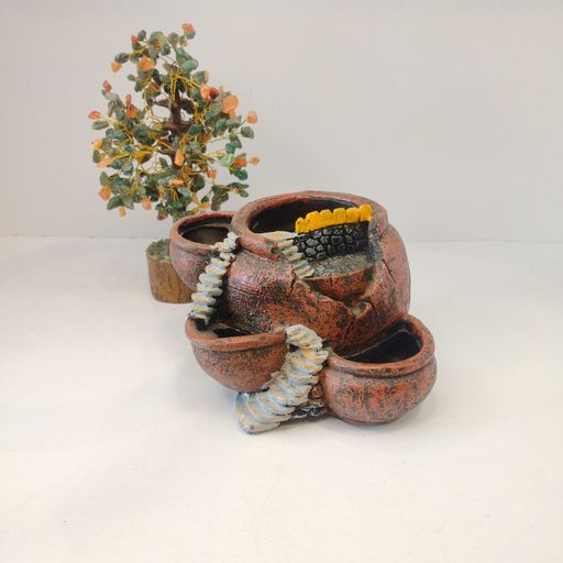 Succulent Herb Flower Basket Plant Pot Resin Succulent Plant Pot Vintage Multi Pot Planter Bonsai Container Resin Garden Pot Fairy House Home Decor