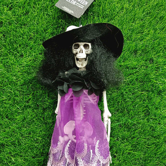 16 inch Skeleton With Hair