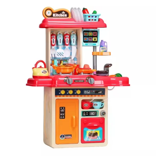 Large Kids Kitchen Set Food Pretend Play Cooking Play Set Kitchen Toys For Kids