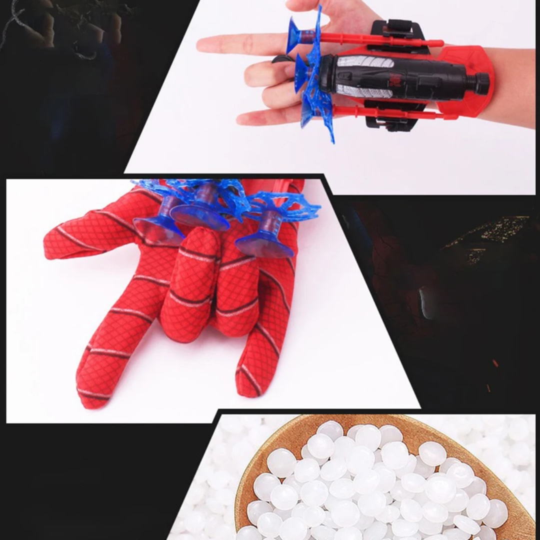 Kids Cosplay Super Hero Mitt Launcher Wrist Kids Toys of Spiderman Mitten Hero collection toy for kids 4 years above age Old