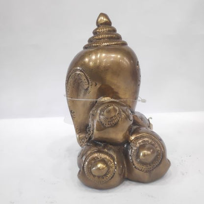 Brass ganesh idol