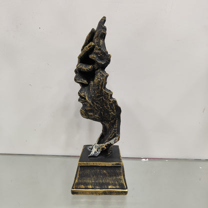 Human Face Polyresin Sculpture